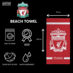 Liverpool Fc You'll Never Walk Alone 100% Cotton Towel - thumbnail 6