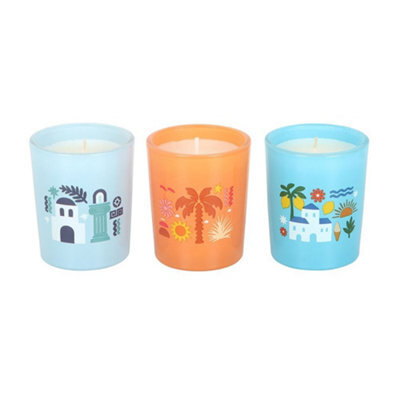 Something Different Scents Of Europe Scented Candle (Pack Of 3) Multicoloured (One Size) - image 1