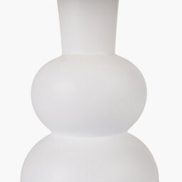 Pacific Lifestyle Set Of 2 Aaliyah White Curved Bottle Ceramic Table Lamp - thumbnail 8