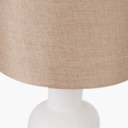 Pacific Lifestyle Set Of 2 Aaliyah White Curved Bottle Ceramic Table Lamp - thumbnail 6