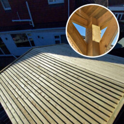"NLC(DRIFFIELD)LIMITED Nlc Wooden Gazebo 3M X 3.6M (9'10"" X 11'10"") With Featheredge Roof And Tanalised Timber" - thumbnail 2