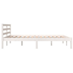 Berkfield Day Bed Solid Wood Pine 140X190 Cm White - thumbnail 5