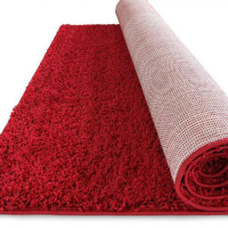 "Bravich Red Thick Shaggy Rug - California - 160X230Cm (5'4""x7'8"")" - thumbnail 6