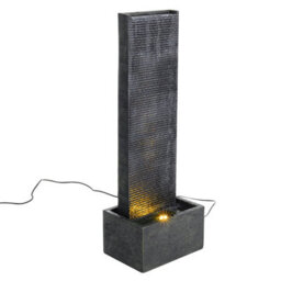Breeins Modern Vertical Textured Panel Water Fountain, Ip64 Waterproof For Indoor & Outdoor, 98Cm H - thumbnail 6