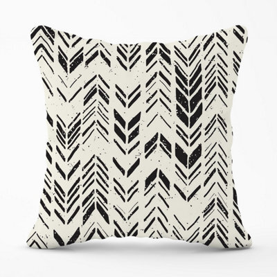 Warren Reed Designer Hand Drawn Chevron Pattern Outdoor Cushion 45Cm X 45Cm - image 1