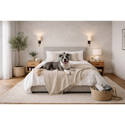 Marlborough Kavian Mid Grey Matt Porcelain Wall Tiles (35 Pack - 5 Box - 6.2M2 Coverage) - Bedroom - Inspired By Natural Limestone - image 1