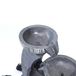 Living And Home Outdoor Electric Freestanding Garden Fountain Tiered Rockery Decor With Led Light - thumbnail 6