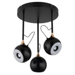 Luminosa Lighting Luminosa Donovan Ceiling Spotlight Clusters Matt Black Led 3000K - thumbnail 3