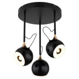 Luminosa Lighting Luminosa Donovan Ceiling Spotlight Clusters Matt Black Led 3000K - thumbnail 1