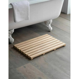 Large Bathroom Wooden Duck Board Natural Wood Rectangular Shower Bath Mat Board - thumbnail 5