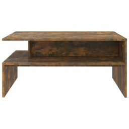 Berkfield Coffee Table Smoked Oak 90X60X42,5 Cm Engineered Wood - thumbnail 3