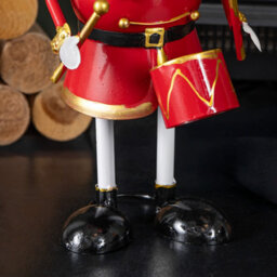 Samuel Alexander 44Cm Hand Painted Metal Christmas Captain Santa Decoration - thumbnail 6