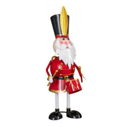 Samuel Alexander 44Cm Hand Painted Metal Christmas Captain Santa Decoration - thumbnail 9