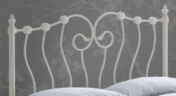 Save On Goods UK 5Ft King Size Ivory Cream White Metal Tubular Bed Frame,traditional,ornate,curved,victorian - thumbnail 5