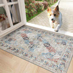 Ameha Area Rugs 40X60 Cm Coastal Cashmere Style Soft Short Pile Vintage Rug - Carpet For Dining Room - thumbnail 8