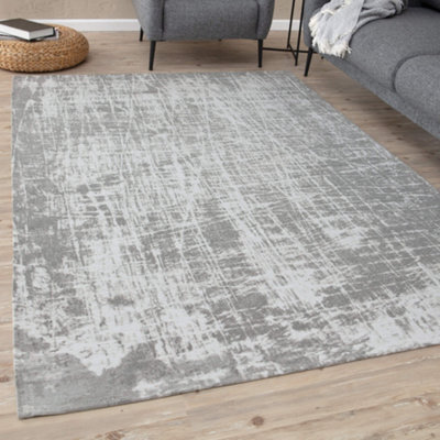 The Rugs Carina Collection  Rugs In Grey 6921G Non-Slip Machine Washable - image 1