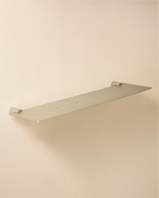 Cosmic Bathroom Shelf, Bathroom Organizer, 40Cm,  Glossy Stainless Steel, Logic Collection - image 1