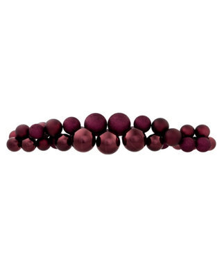 Werchristmas Burgundy Bauble Cluster Arch, 60 Cm - image 1