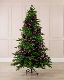 Werchristmas Burgundy Bauble Cluster Arch, 60 Cm - thumbnail 2