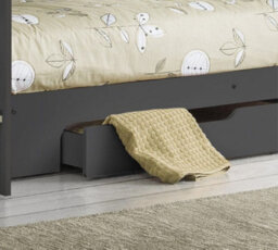 Orion Anthracite Wooden Storage Bunk Bed Frame - 3Ft Single - thumbnail 6