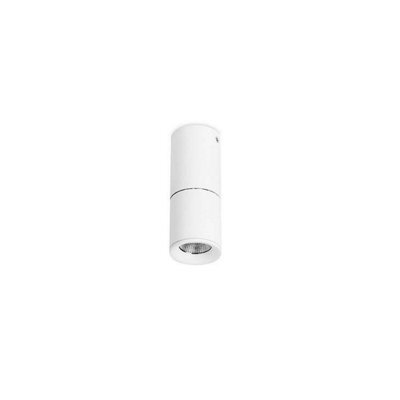 Luminosa Lighting Luminosa Tub Integrated Led 1 Light Round Surface Mounted Downlight Matt White - Cool White