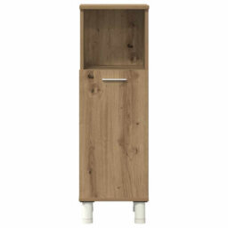 Berkfield 4 Piece Bathroom Furniture Set Artisan Oak Engineered Wood - thumbnail 5