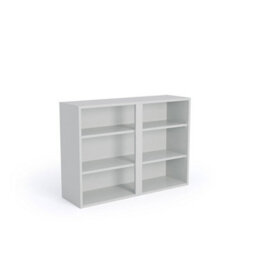 Wtc Premier Cab 1000mm W 720mm H Kitchen Wall Unit Cabinet Natural Grey 18mm Mfc (Carcass Only)