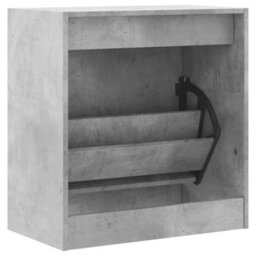 Walplus Shoe Cabinet Concrete Grey 60X34X63.5 Cm Engineered Wood - thumbnail 7