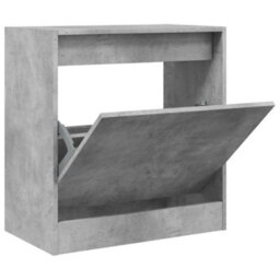 Walplus Shoe Cabinet Concrete Grey 60X34X63.5 Cm Engineered Wood - thumbnail 2