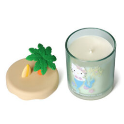 Hello Kitty Seasons Summer Candle, Glass Vessel With 3D Lid, Pina Colada Scented - thumbnail 4