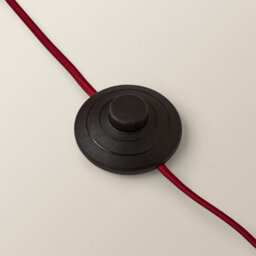 Valuelights Martha Conical Burgundy Velvet Midi Floor Lamp And Bulb - thumbnail 6