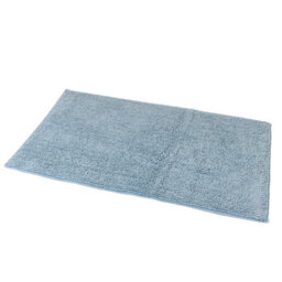 Showerdrape Andorra Cobalt Blue 100% Cotton Bath Mat 800 X 500mm - thumbnail 3