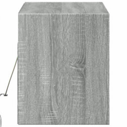 Berkfield Durable Tv Wall Cabinet With Led Lights Grey Sonoma 100X31X35 Cm - thumbnail 7