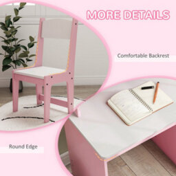 Zonekiz Kids Desk And Chair Set With Storage, For Ages 5-8 Years - thumbnail 7