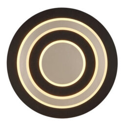 Luminosa Lighting Luminosa Jayden 48Cm Integrated Led Semi Flush Ceiling Light Matt Black Led 3000K - thumbnail 3