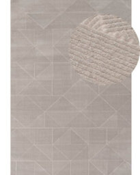 The Rugs Carmel Grey Abstract Area Rug And Runner Non Shedding, Stain Resistant, Soft - thumbnail 2