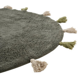 Beliani Kids Rug Kodinhi  Dark Green 120 Cm Cotton - thumbnail 4
