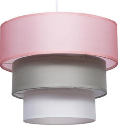 Giggi 3-Tier Fabric 30Cm Easy-Fit Ceiling Light Shade/lamp Shade For Table Lamps, Floor Lamps, Living Room, Bedroom - thumbnail 2