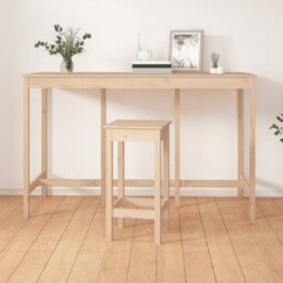 Vidaxl Bar Table 180X80X110 Cm Solid Wood Pine