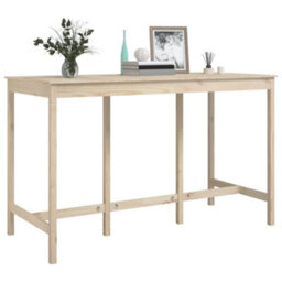 Vidaxl Bar Table 180X80X110 Cm Solid Wood Pine - thumbnail 7