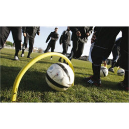 Precision Spiked Outdoor Passing Arc - 50 X 30Cm Football Accuracy Training Hoop - thumbnail 1