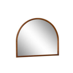 Melody Maison Dark Wood Framed Arched Wall & Leaner Mirror - 60Cm X 140Cm - thumbnail 6