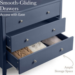 Christow 3 Drawer Chest Of Drawers - thumbnail 4