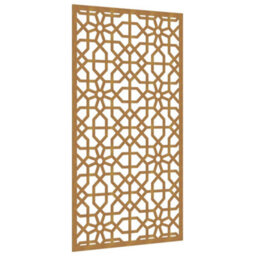 Walplus Garden Wall Decoration 105X55 Cm Corten Steel Moorish Design - thumbnail 2