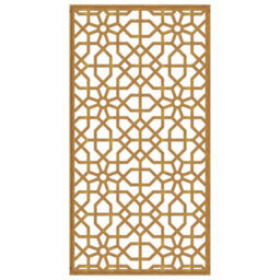 Walplus Garden Wall Decoration 105X55 Cm Corten Steel Moorish Design - thumbnail 5