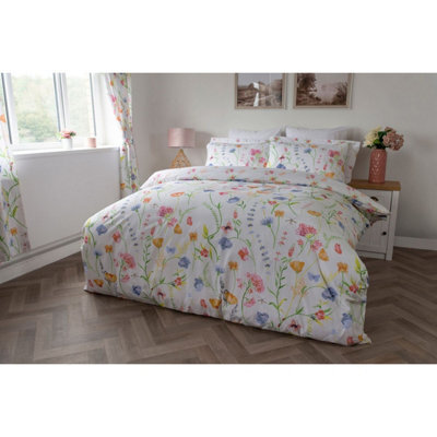 Belledorm Larissa Floral Duvet Cover Set Multicoloured (Single)