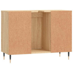 Berkfield Industrial Bathroom Cabinet Sonoma Oak 80X33X60 Cm Engineered Wood - thumbnail 8