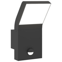 Walplus Outdoor Led Wall Light With Sensor Black Die-Cast Aluminium - thumbnail 2