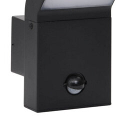 Walplus Outdoor Led Wall Light With Sensor Black Die-Cast Aluminium - thumbnail 8