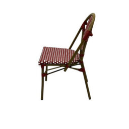 Red Paris Bistro Chairs Cafe & Garden Chair Be Furniture - thumbnail 5